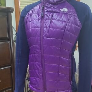 The North Face Women's Purple and Navy Ski Jacket